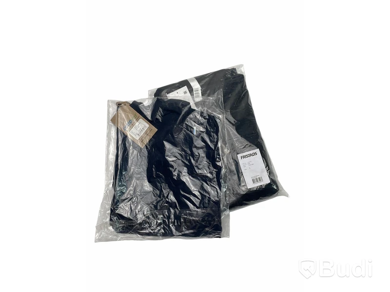 T-shirt Fristads stl L, marin cottowear, samt Sweatshirt Fristads stl L, svart acode, Totalt ord. pris inkl. moms:  ca: 1100 kr