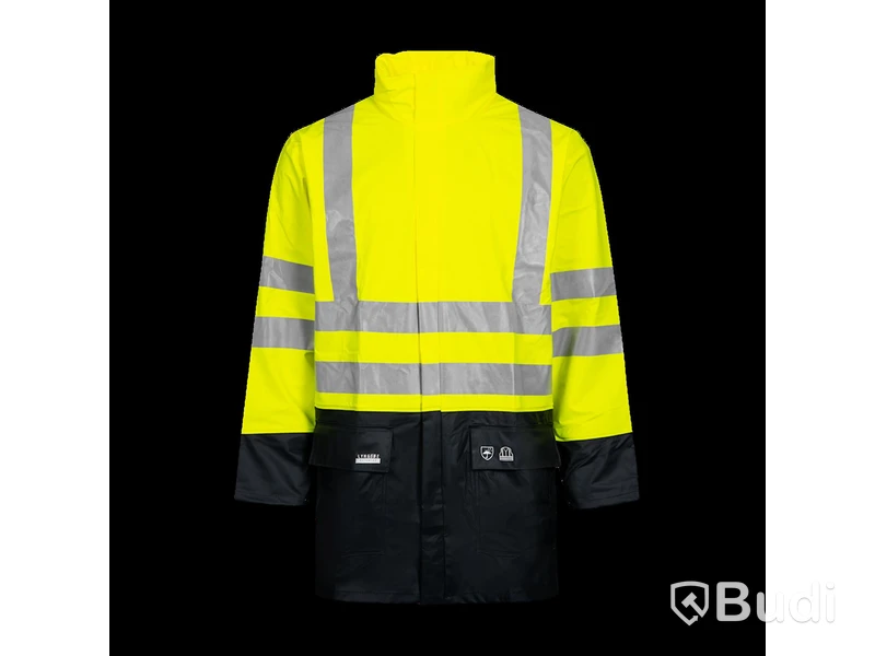 3 st. Regnjackor Lyngsoe Rain Wear Varsel Gul Stl 3XL, Totalt ord. pris inkl. moms: ca 1635 kr
