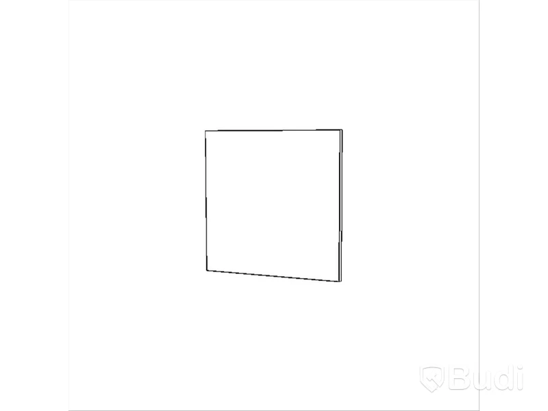 28 st. dörr, Cube, 35x35 cm, tjocklek 1,6 cm, vitlack, MDF, inkl. gångjärn