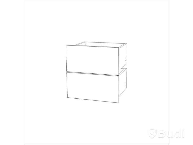 46 st. låda, Cube, 35x35 cm, höjd 16 c, tjocklek 1,6 cm, vitlack, MDF, inkl. lådreglar