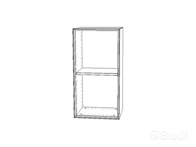 59 st. stomme, Cube, 73x38 cm, djup 32 cm, vitlack, MDF