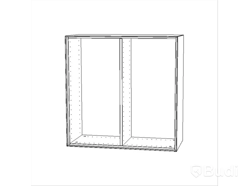 22 st. stomme, Cube, 73x73 cm, djup 32 cm, vitlack, MDF