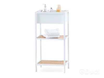 59 st. hylla, Steel, 29x39 cm, höjd 76 cm, svart metall, utan hyllplan