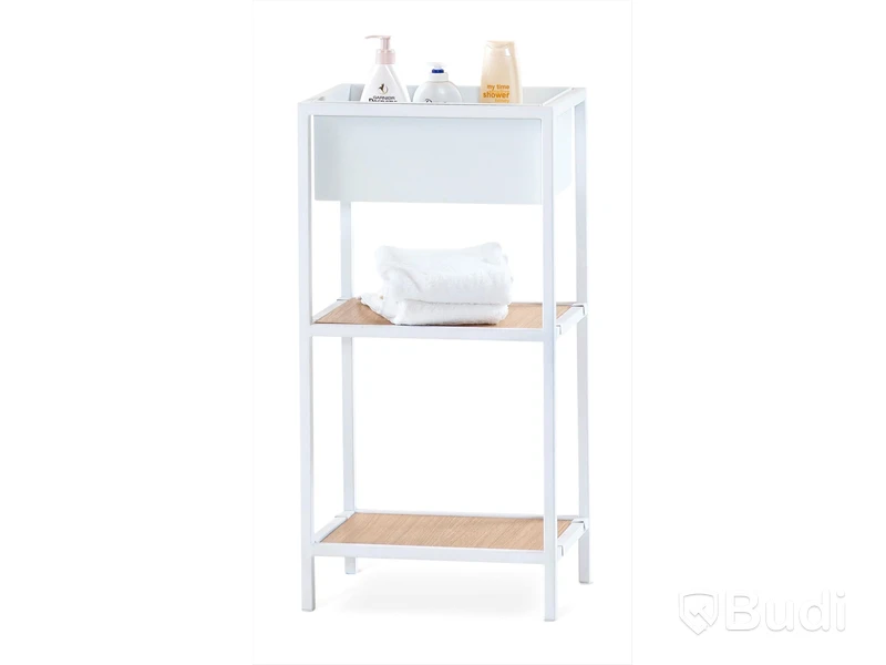 59 st. hylla, Steel, 29x39 cm, höjd 76 cm, svart metall, utan hyllplan