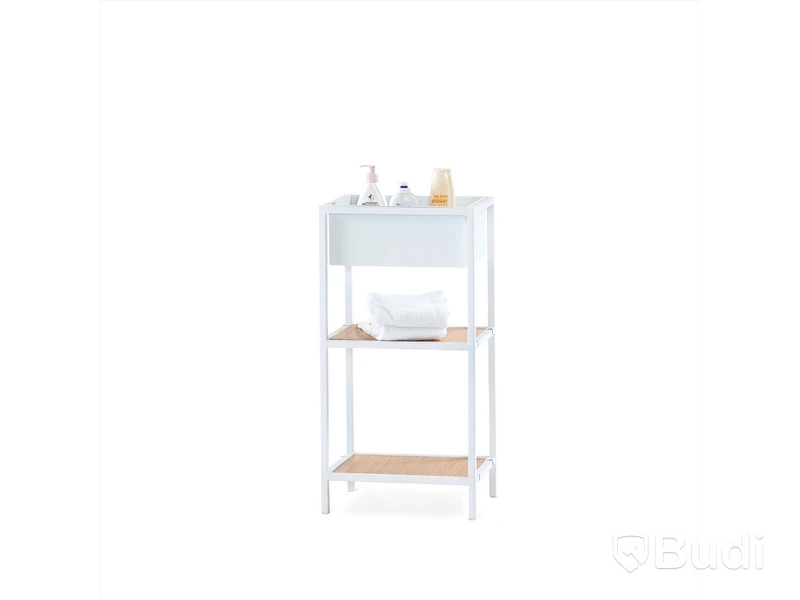 59 st. hylla, Steel, 29x39 cm, höjd 76 cm, svart metall, utan hyllplan