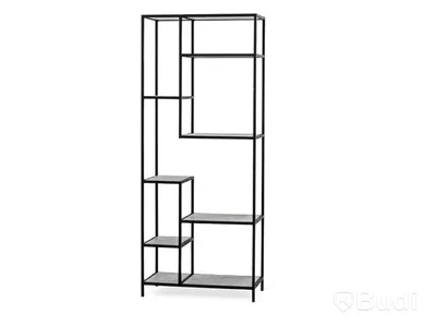 111 st. hyllplan, Steel, 49x35 cm, betonglaminat