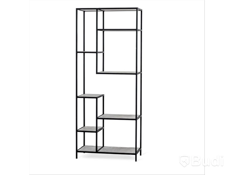 111 st. hyllplan, Steel, 49x35 cm, betonglaminat