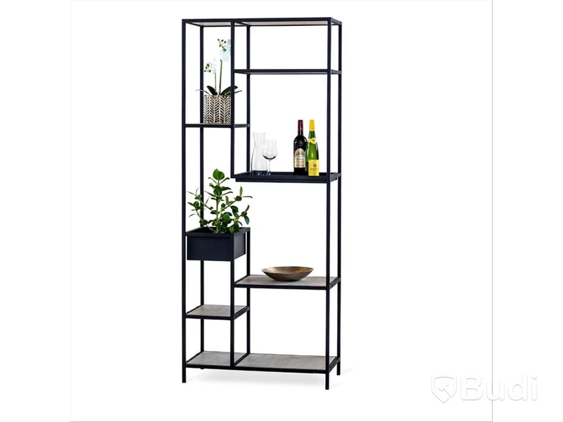 61 st. låda, Steel, 49x35 cm, höjd 4 cm, svart metall