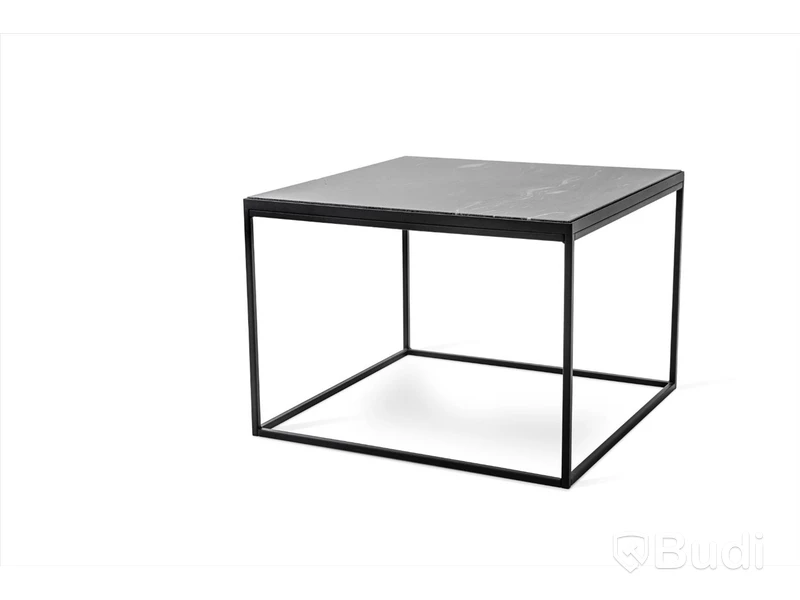 underrede Bergen, 70x70 cm, höjd 43 cm, svart metall, toppskiva saknas