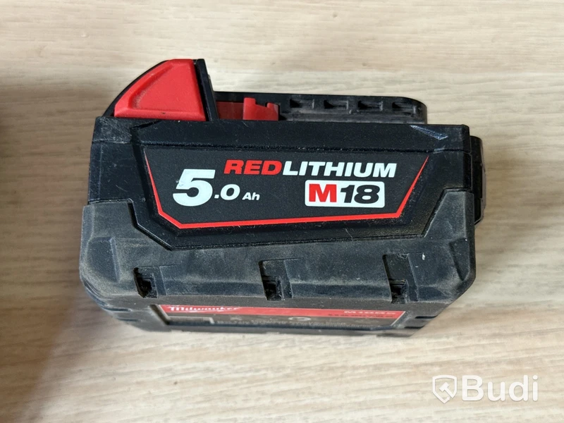5 st batterimaskiner Milwaukee