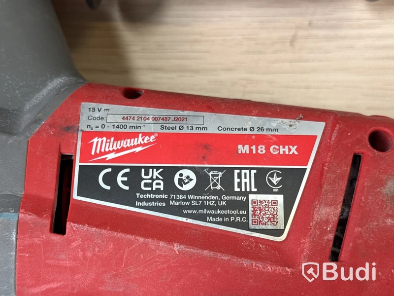 5 st batterimaskiner Milwaukee