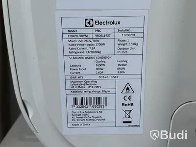 Luftvärmepump | Electrolux EPN09C58HWO