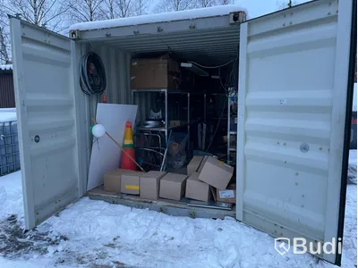 20 fots container med innehåll