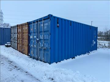 20 fots container med innehåll