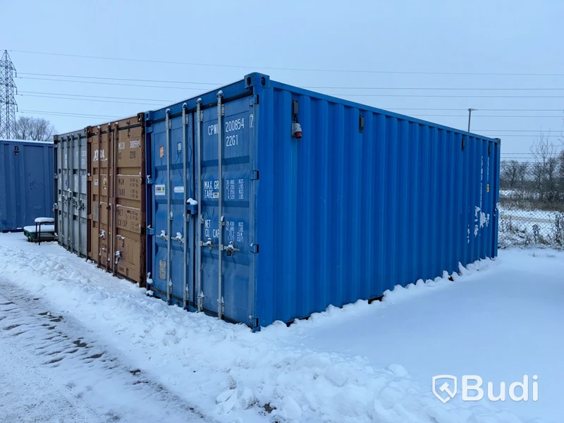 20 fots container med innehåll
