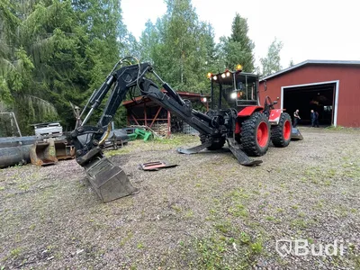 Traktorgrävare Huddig 960 | Midjestyrd grävlastare | 13858 timmar