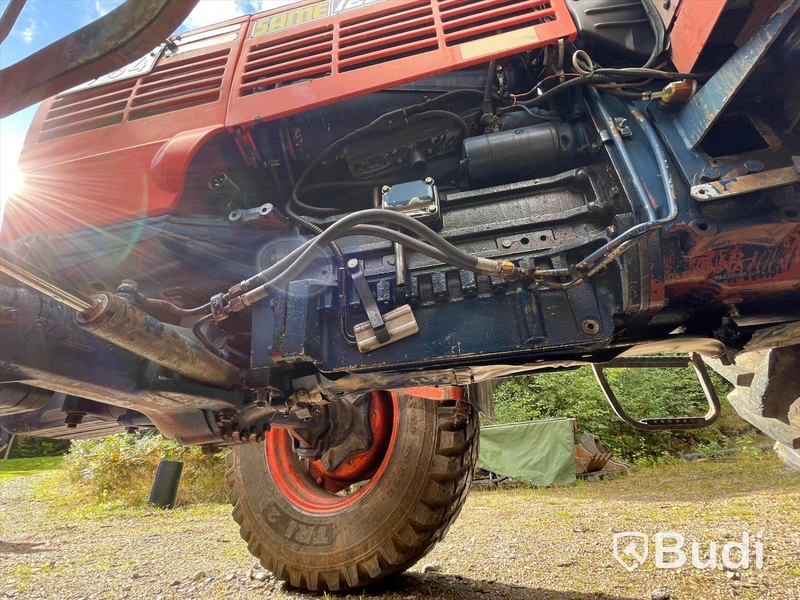 Traktor Same Leopard 85 DT | 1979| Timmervagn & Tippvagn