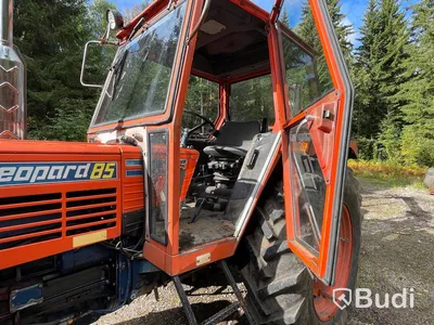Traktor Same Leopard 85 DT | 1979| Timmervagn & Tippvagn