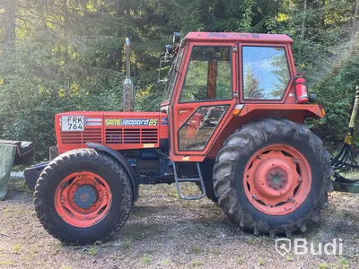 Traktor Same Leopard 85 DT | 1979| Timmervagn & Tippvagn