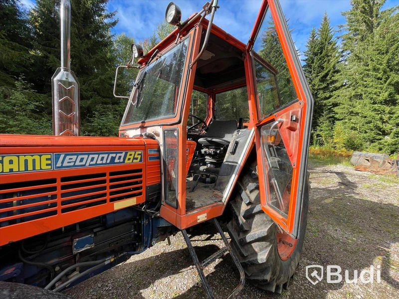 Traktor Same Leopard 85 DT | 1979| Timmervagn & Tippvagn