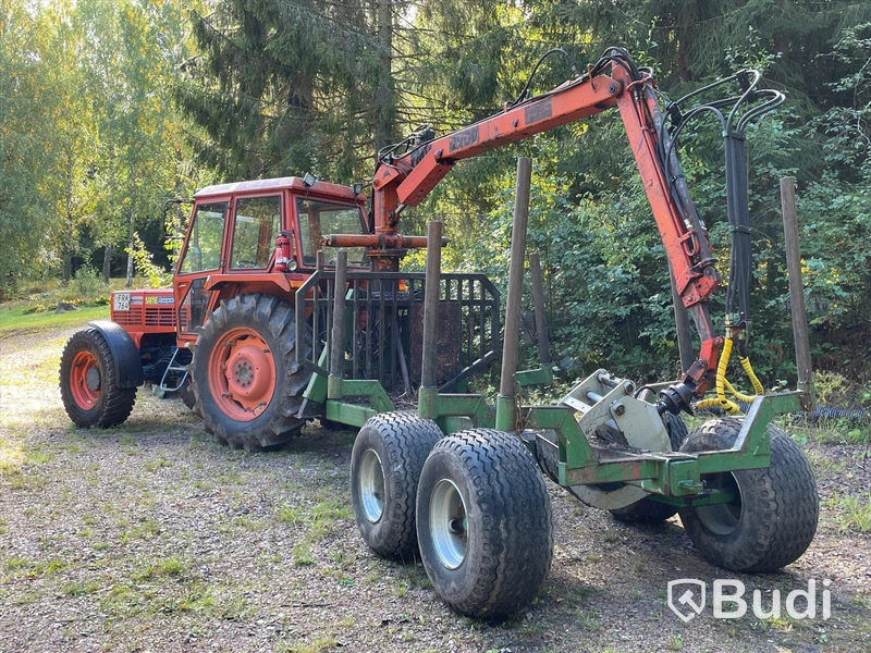 Traktor Same Leopard 85 DT | 1979| Timmervagn & Tippvagn