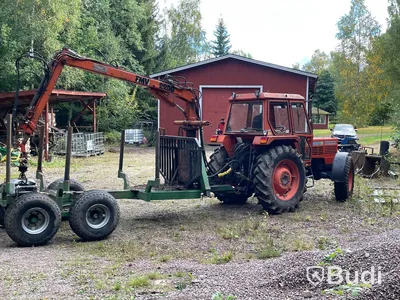 Traktor Same Leopard 85 DT | 1979| Timmervagn & Tippvagn