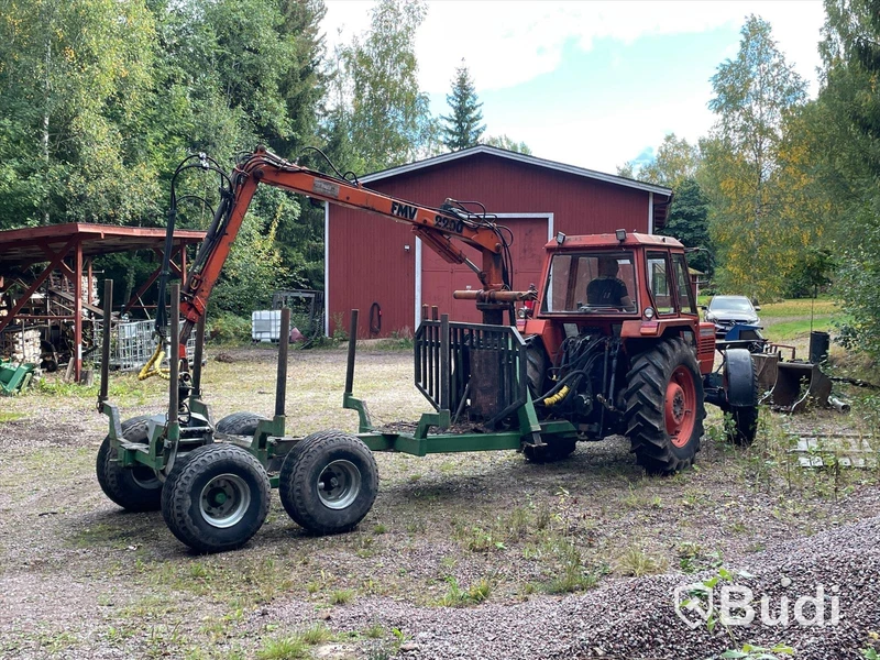 Traktor Same Leopard 85 DT | 1979| Timmervagn & Tippvagn