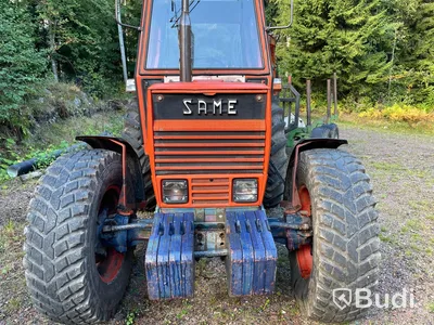 Traktor Same Leopard 85 DT | 1979| Timmervagn & Tippvagn