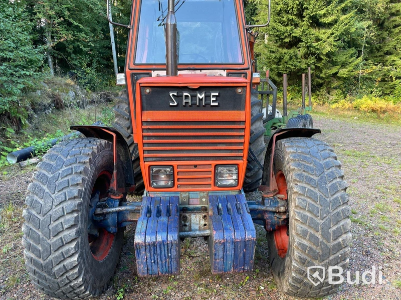 Traktor Same Leopard 85 DT | 1979| Timmervagn & Tippvagn