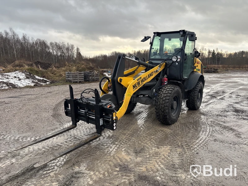 Lastmaskin New Holland W80C LR | 481h | 2023 | gaffelställ & planeringsskopa