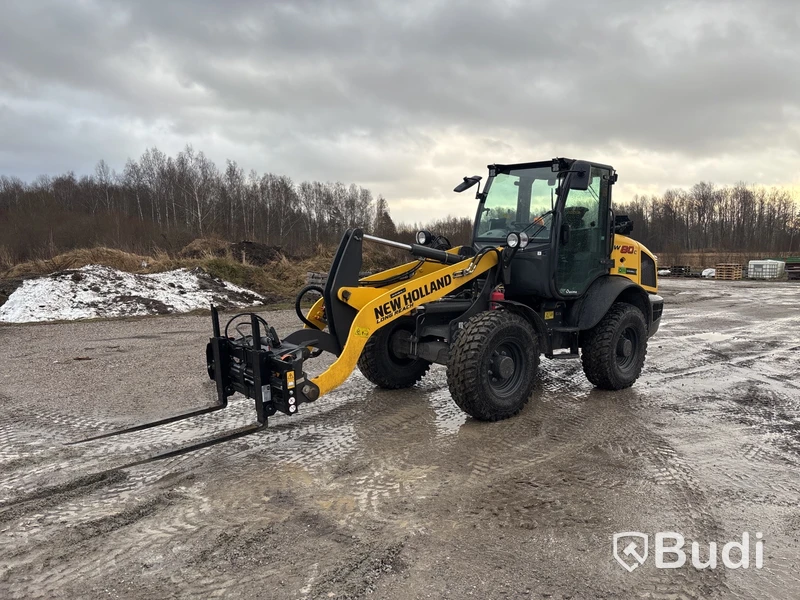 Lastmaskin New Holland W80C LR | 481h | 2023 | gaffelställ & planeringsskopa