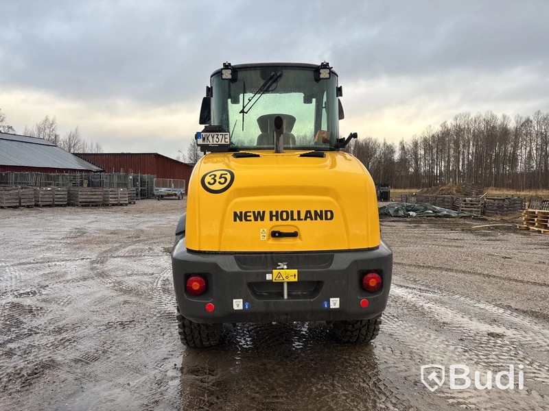 Lastmaskin New Holland W80C LR | 481h | 2023 | gaffelställ & planeringsskopa
