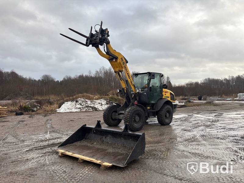 Lastmaskin New Holland W80C LR | 481h | 2023 | gaffelställ & planeringsskopa