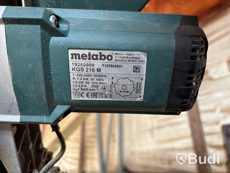 Kap- & gersåg Metabo KGS 216 M