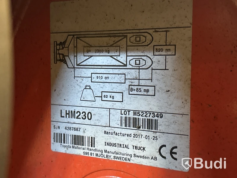 Palldragare BT LHM 230