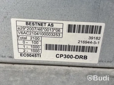 Bromsat boggiesläp Tiki CP300-DRB  | 2100 kg | 2019