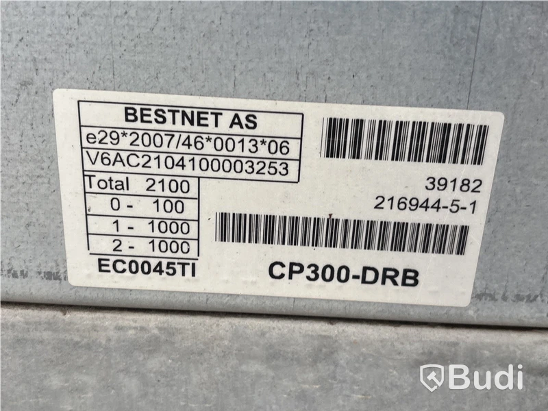 Bromsat boggiesläp Tiki CP300-DRB  | 2100 kg | 2019
