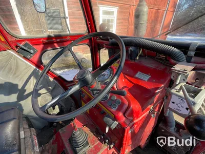 Traktor Volvo BM 430 T med lastarm skopa och gafflar