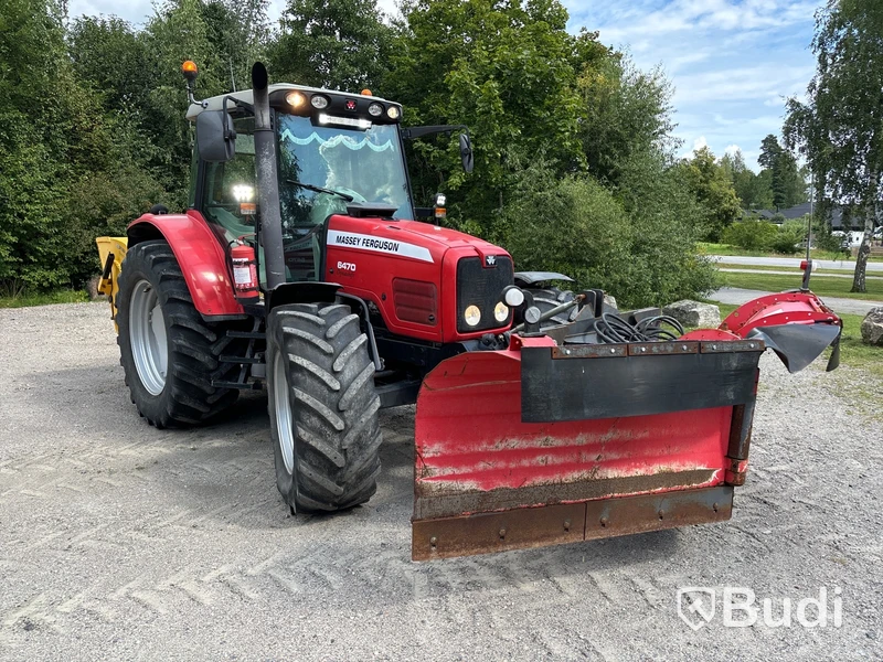 Massey Ferguson 6470-4 med vikplog & spridare, -2004