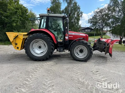 Massey Ferguson 6470-4 med vikplog & spridare, -2004