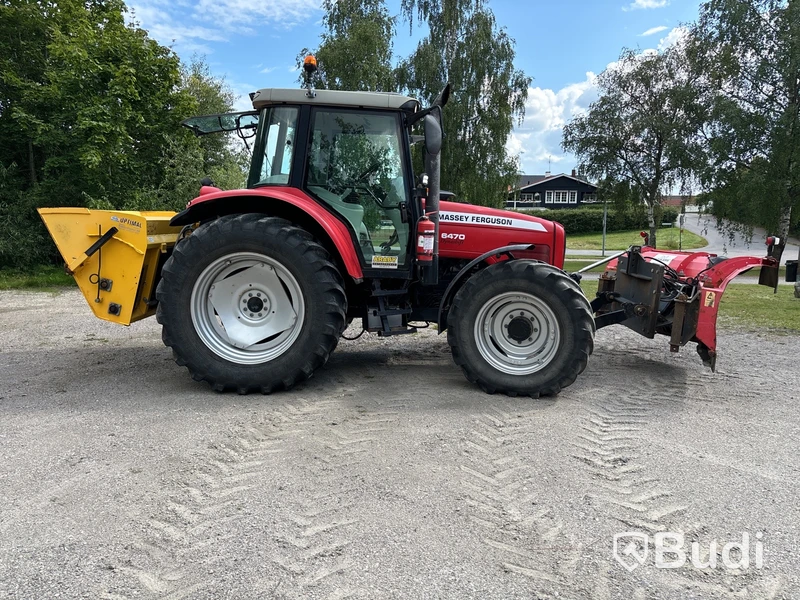 Massey Ferguson 6470-4 med vikplog & spridare, -2004