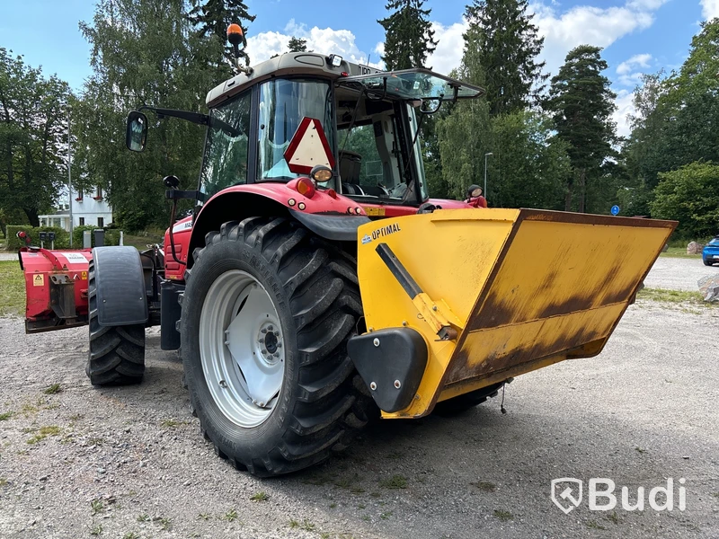 Massey Ferguson 6470-4 med vikplog & spridare, -2004