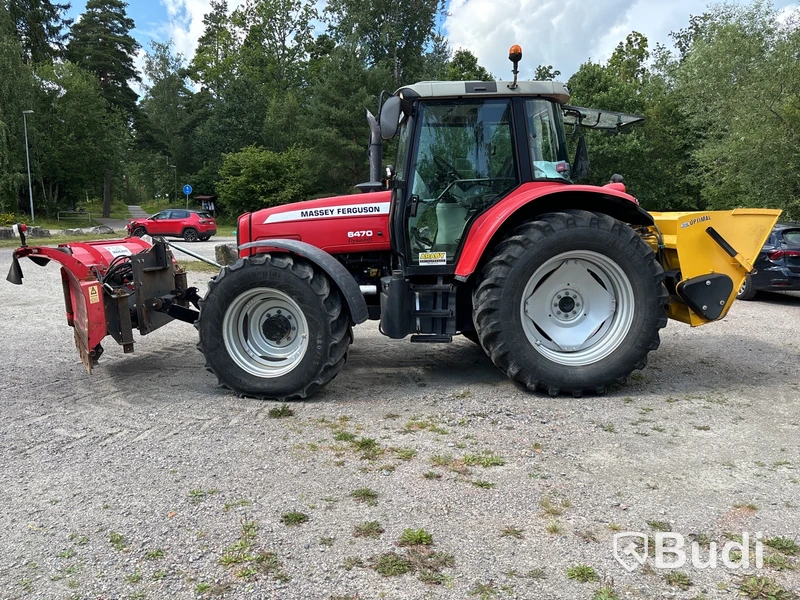 Massey Ferguson 6470-4 med vikplog & spridare, -2004
