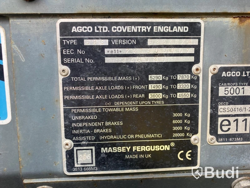 Traktor Massey Fergusson 4245 4WD - power shuttle 12/12 -2001