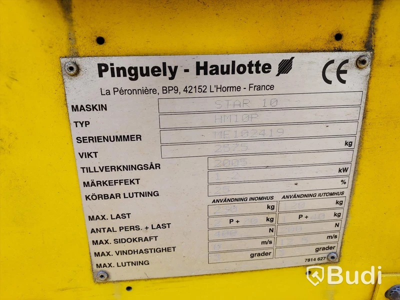 Haulotte Star10 pelar bomlift 10m - 05