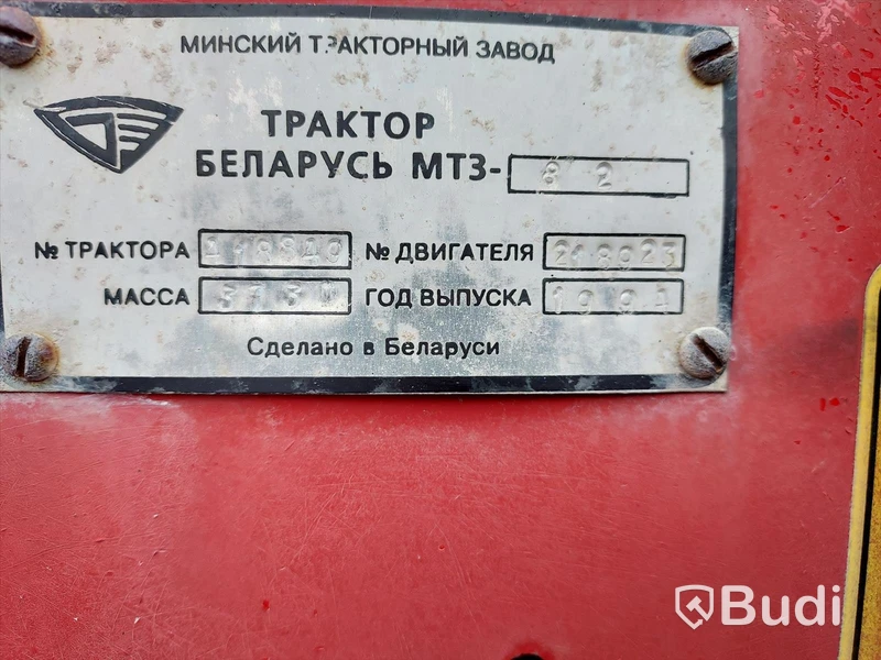 Belarus MTZ 820 4wd traktor med redskap - 95
