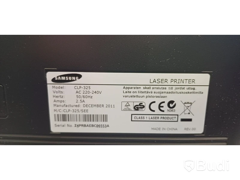 Samsung CLP-325 skrivare
