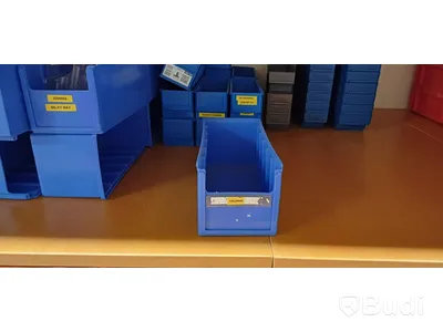 Förvaringslådor i  plast - blåda - medelstor - 30*12*12 cm - 120 st