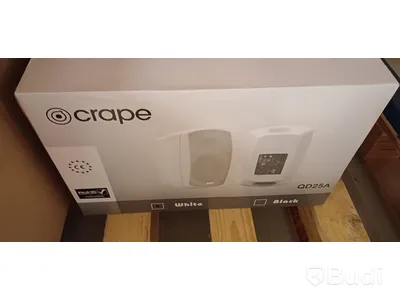 Crape QD25A aktiva högtalare vita -  6 st par - helt nya