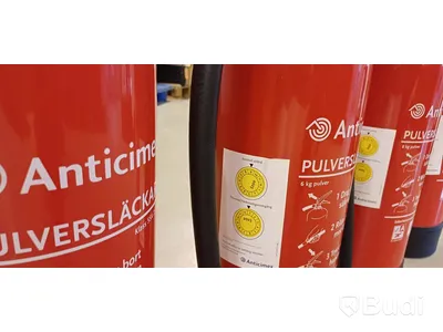 Brandsläckare - pulver 6 kg - 2023 - 4 st